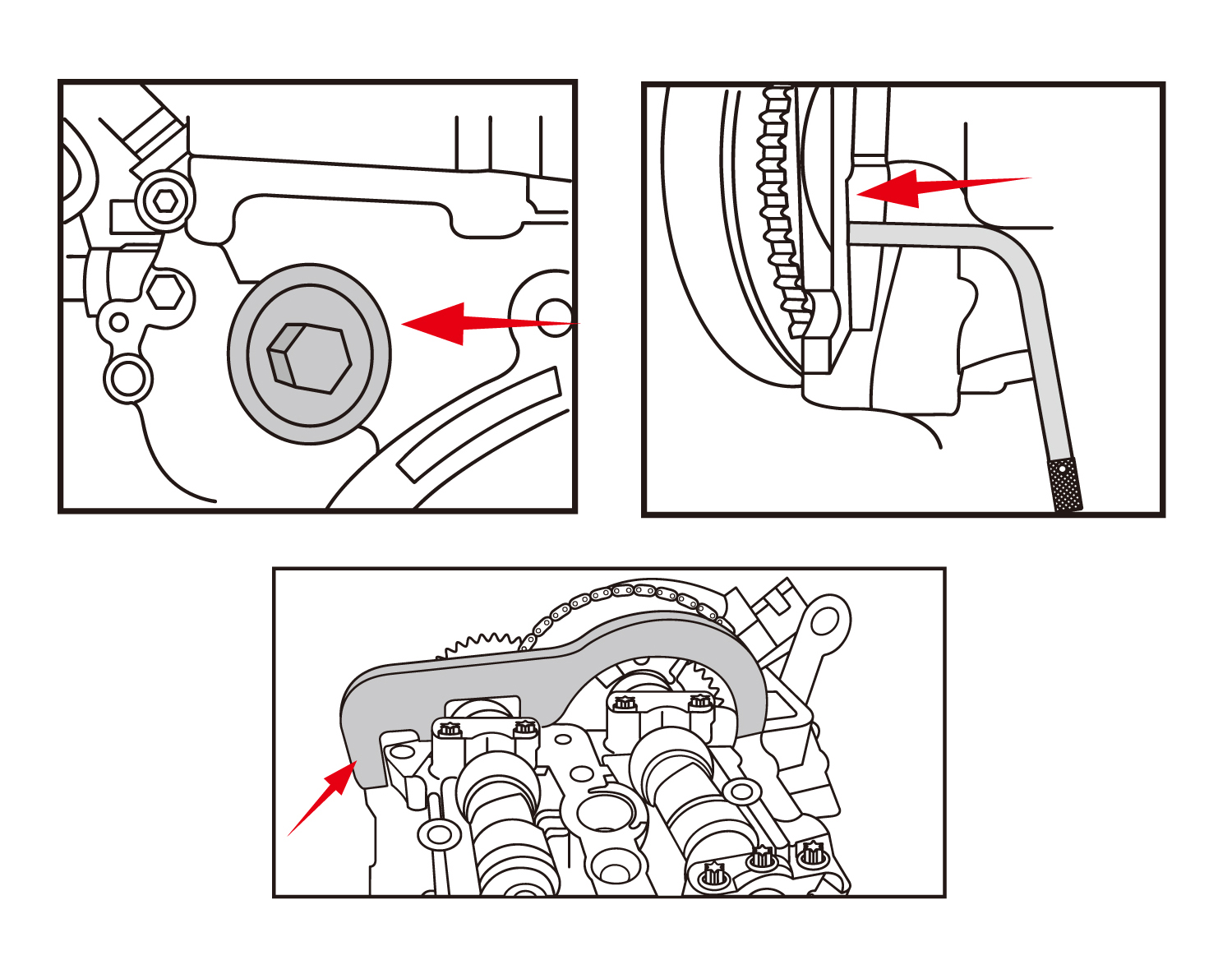 BMW Diesel Chain Engine N47 Timing Set Setting Locking Tools
